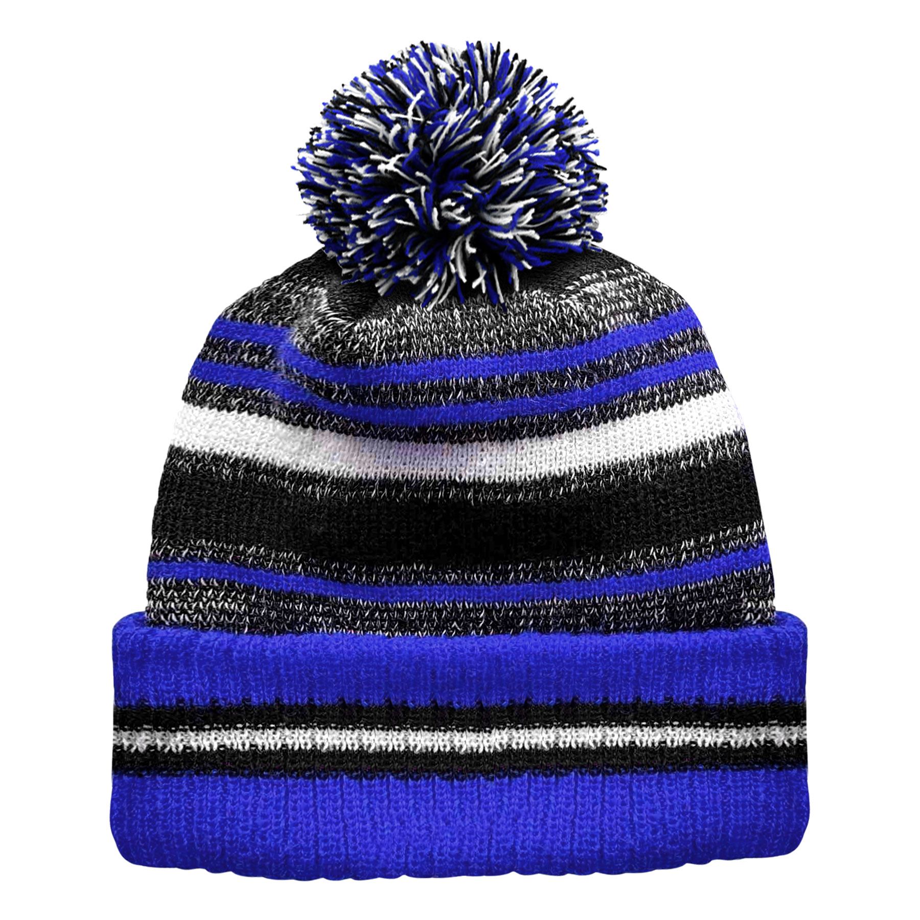 Classic Cuff Winter Beanie Hat with Pom Toque 6