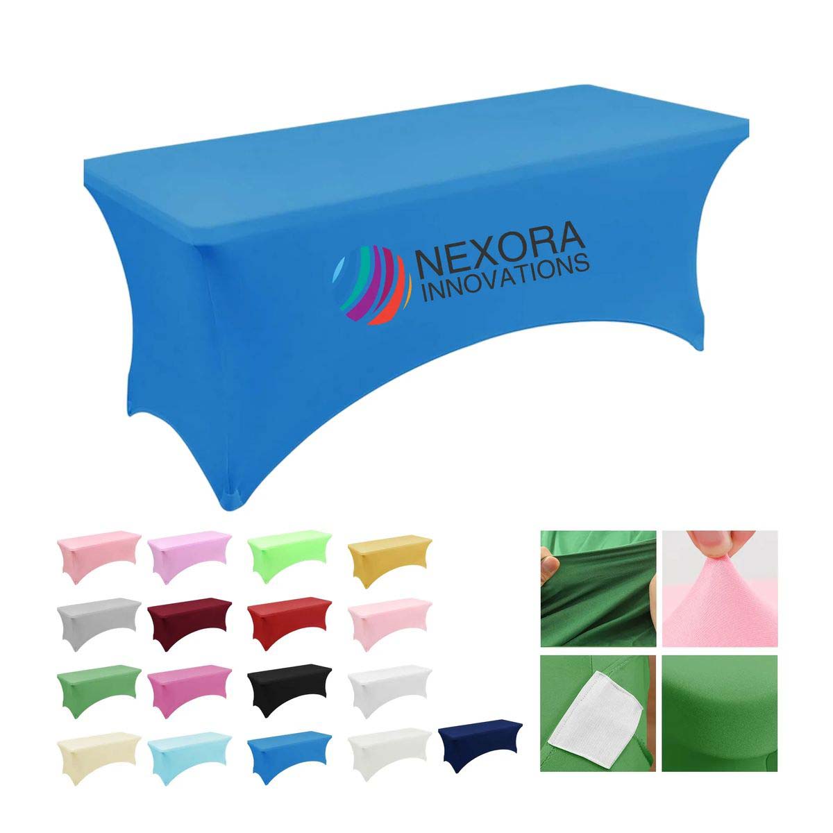 Professional Stretch Fabric Table Cover for Displays 7