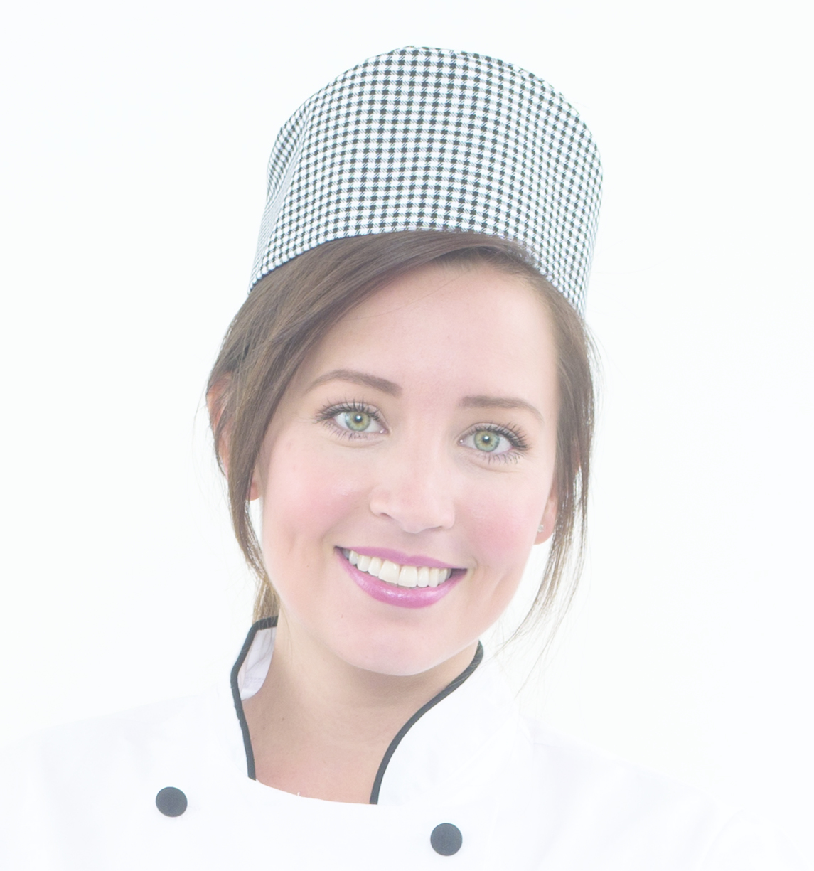Chef Pill Box Hat w/ hook and loop, colors - Blank 2