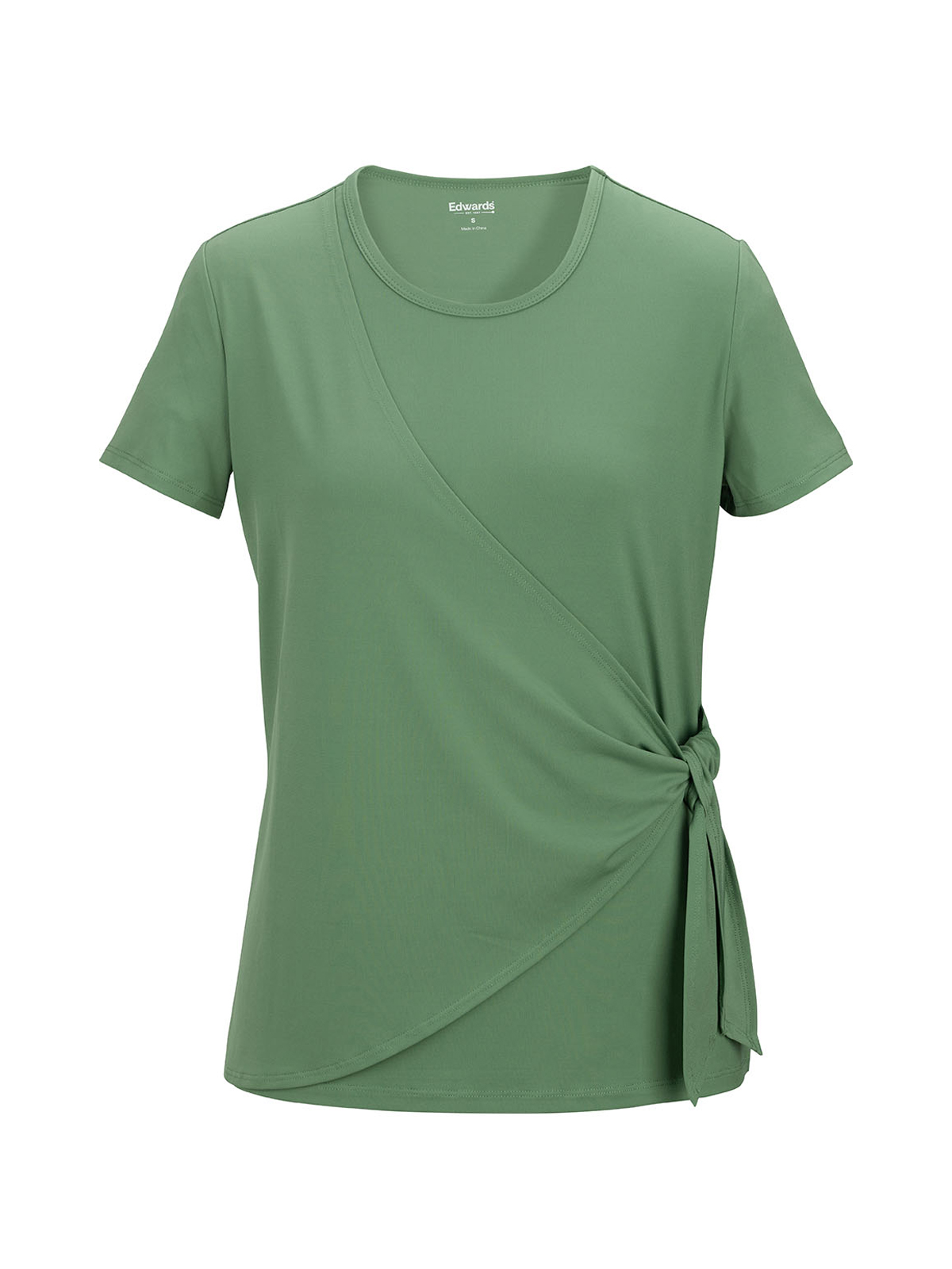 Edwards Garment - Women's Pocketless Soft Wrap Blouse 13