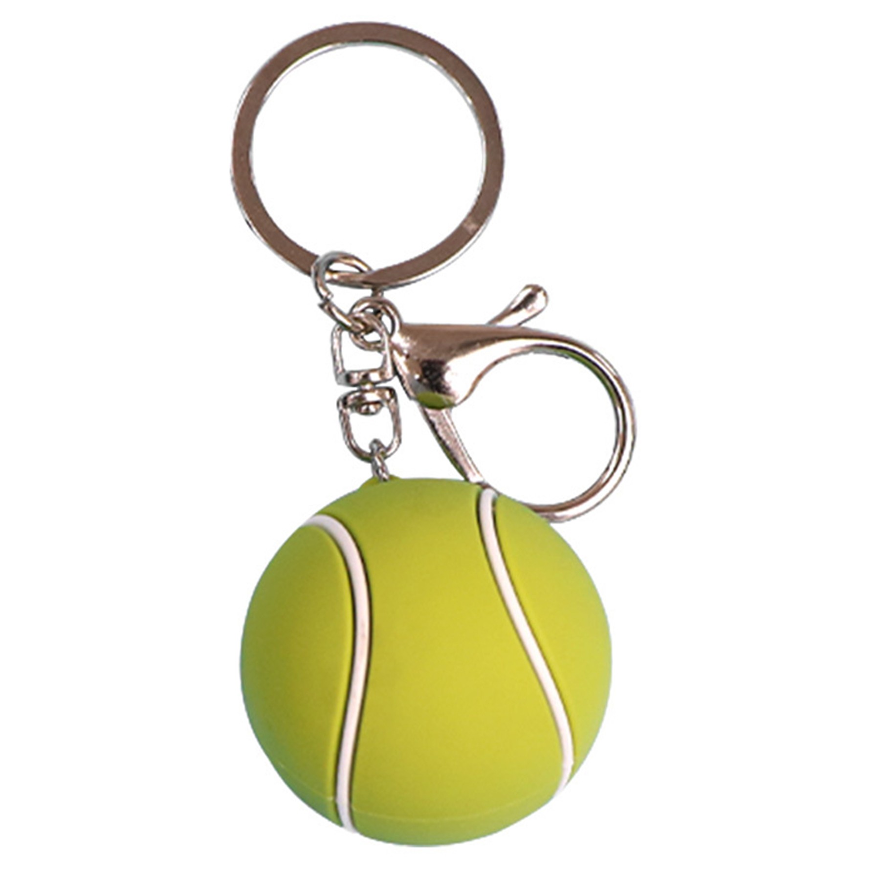 Soft Rubber Ball Keychain 3