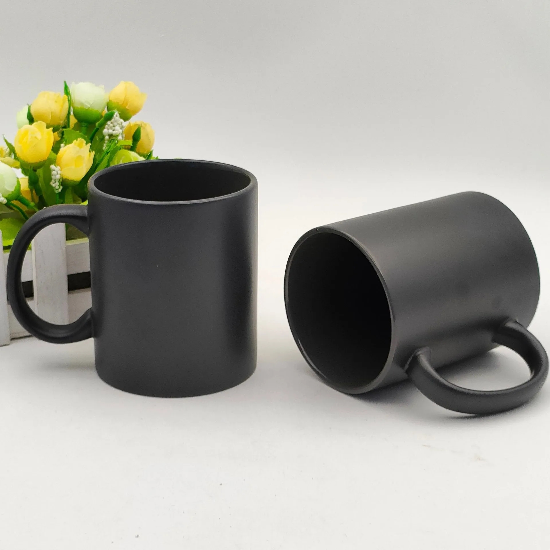 Black C-Handle Mug 11 oz 3