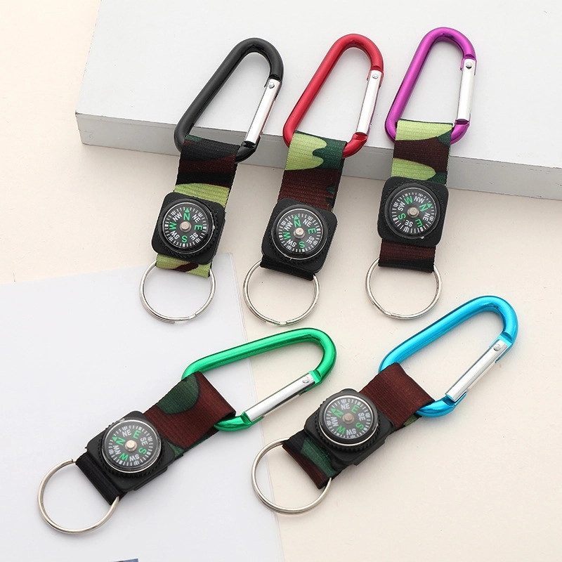 Combo Carabiner Compass Keychain 6