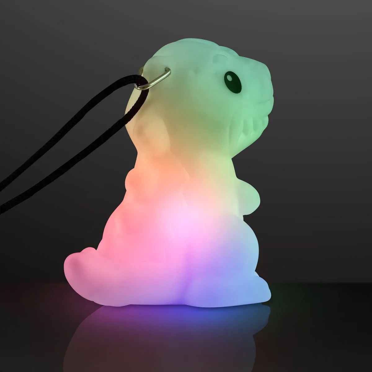 Light Up Dinosaur Necklace, Color Change LED 4