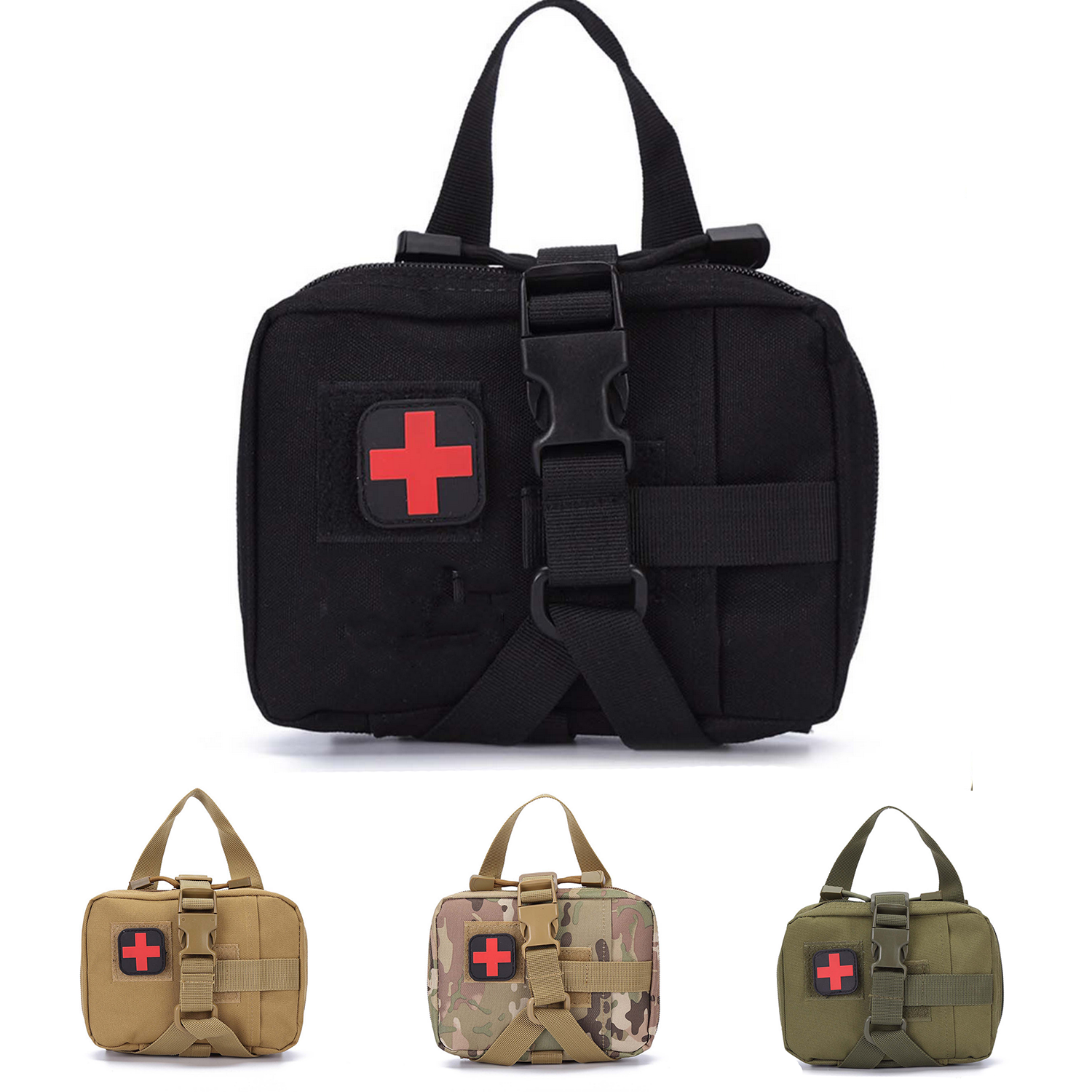 Nylon Durable First Aid Kit Tactical Survival Emergency Bag 4