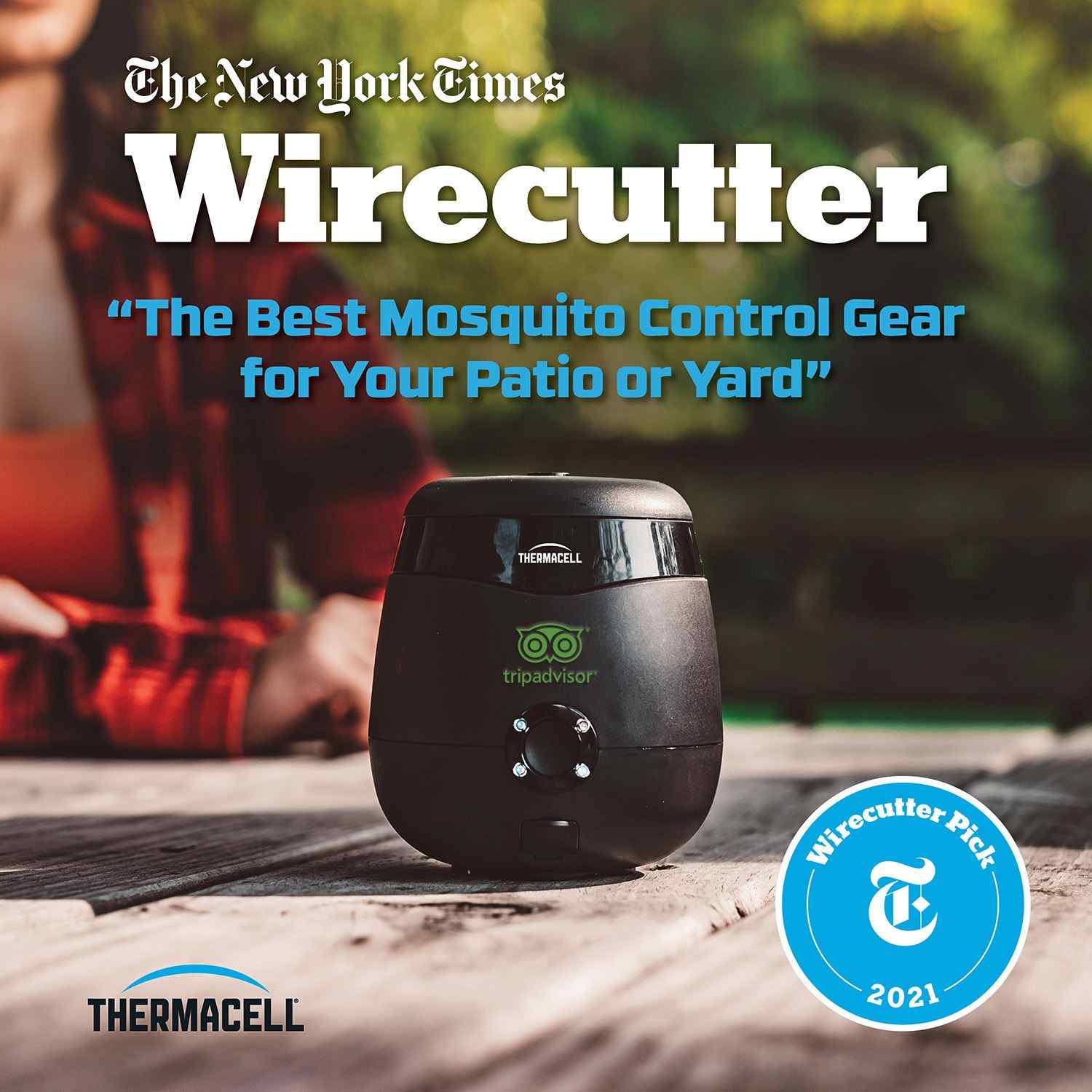 THERMACELL® RECHARGEABLE MOSQUITO REPELLER 10