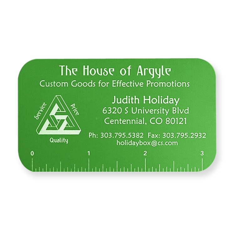 Aluminum Business Card 4