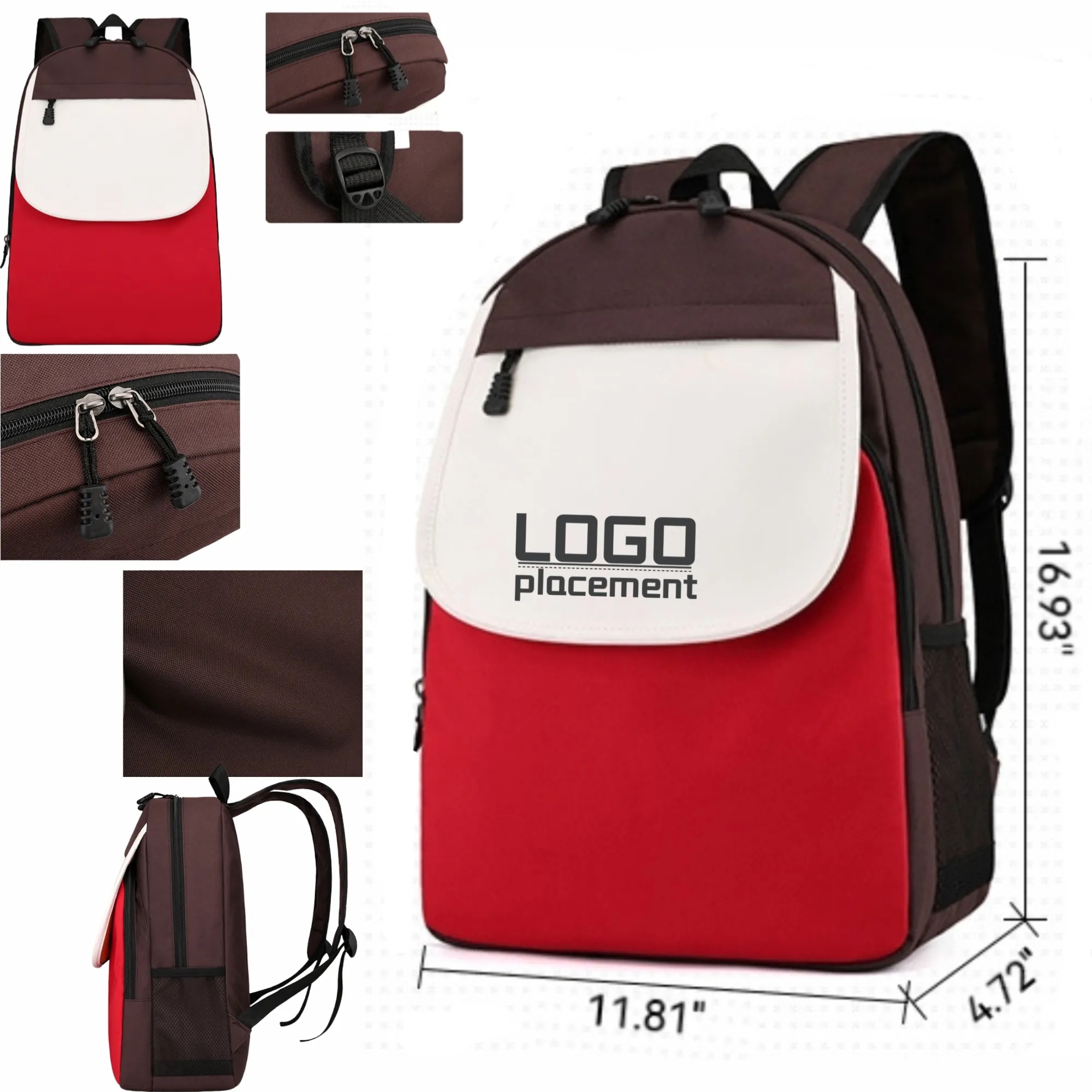Custom Logo School Kids Backpack 2