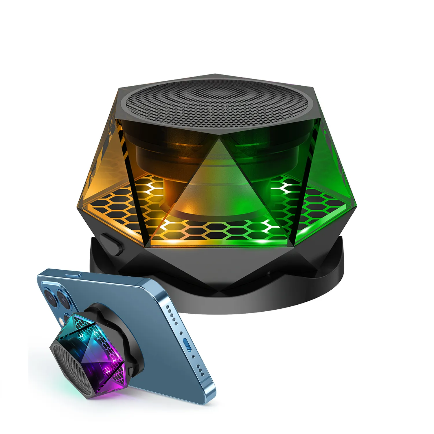 Magnetic Diamond Bluetooth Speaker 4