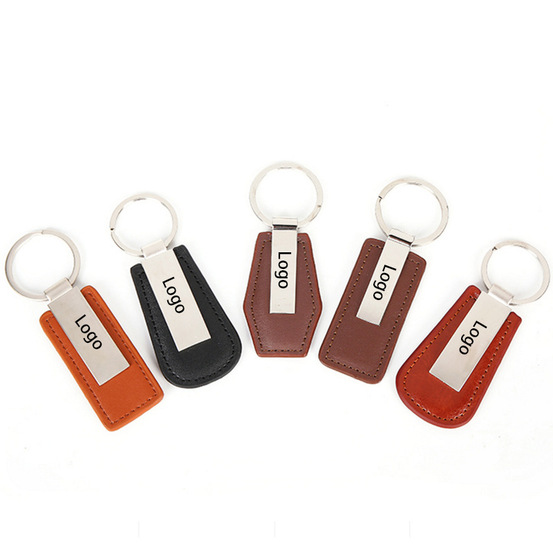 Custom Shape Leatherette Key Tag 11