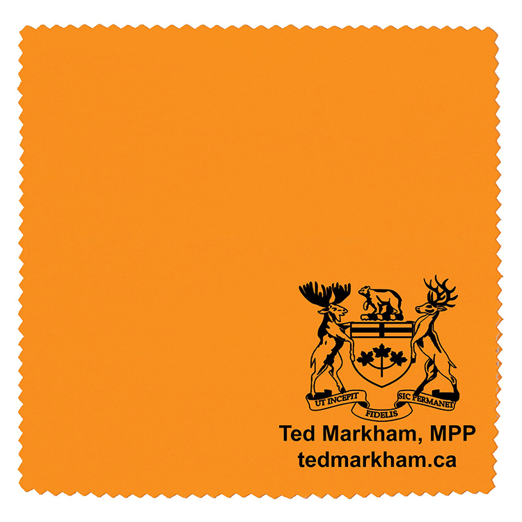 "ONECLEANSCREEN" 6" X 6" 100% Microfiber Recycled RPET Polyester Cleaning Cloth & Screen Cleaner 34