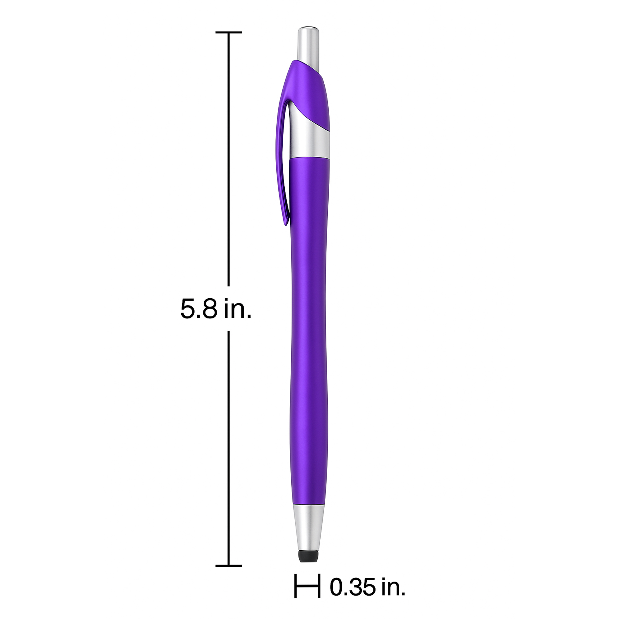 2 in 1 Plastic Stylus Ballpoint Pen 5