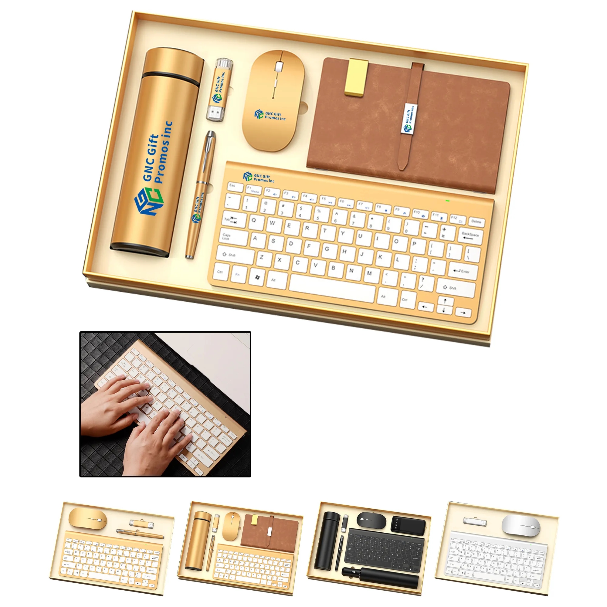 COrporate Gift Set with Keyboard 11.4"x16.9"x2.9" 7