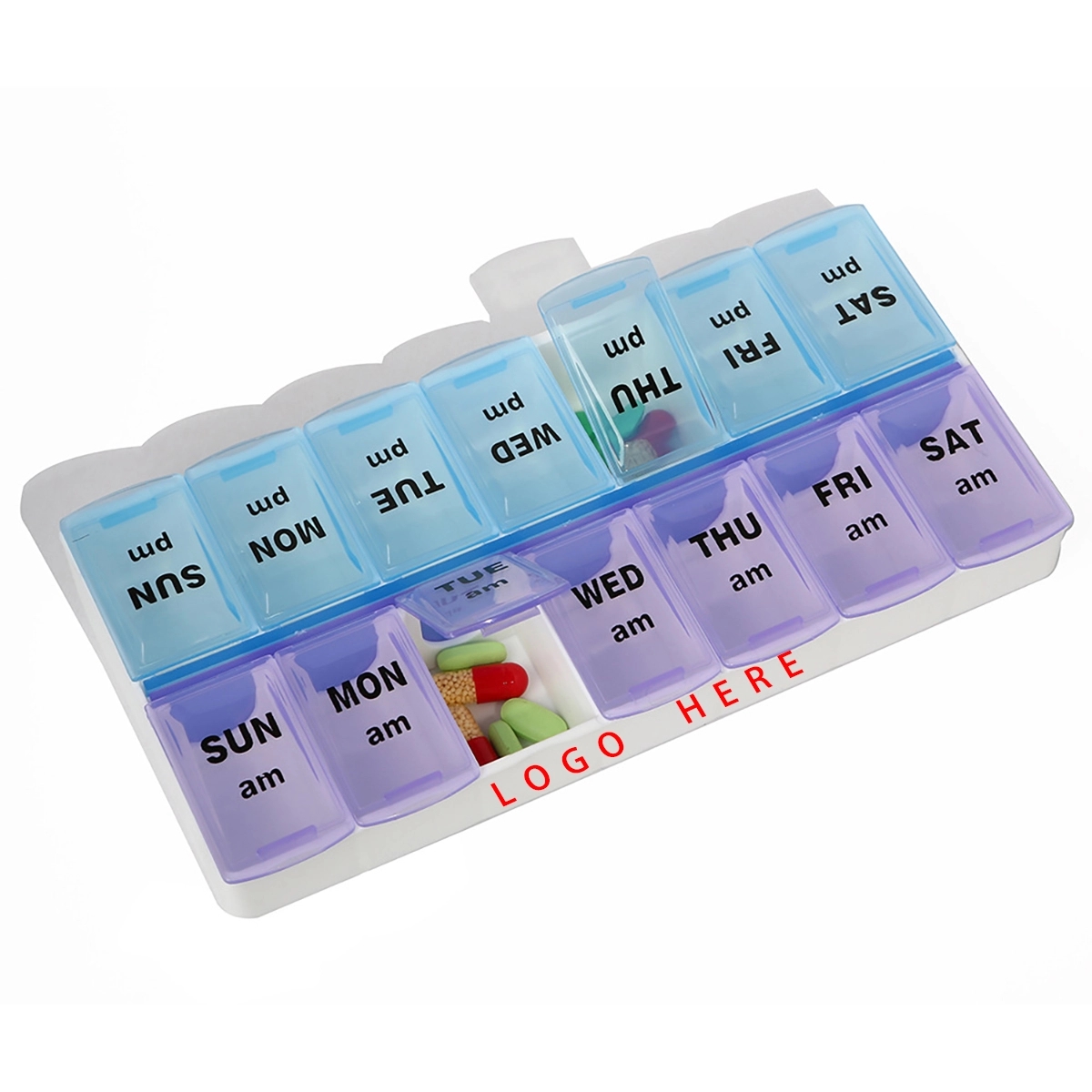 Pill Organizer Weekly (7-Day) Am/Pm 4