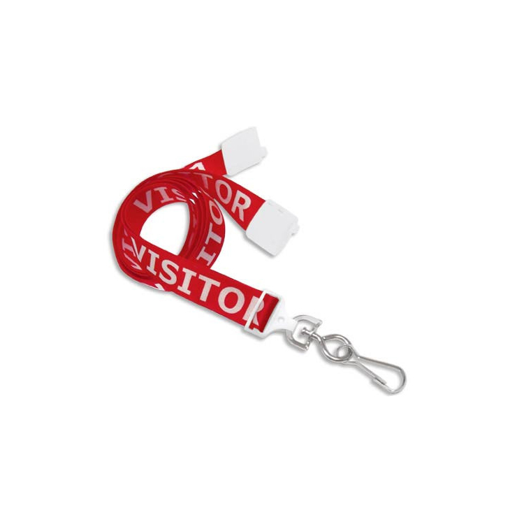 5/8" Dye Sublimated Breakaway Lanyard (Visitor) 1