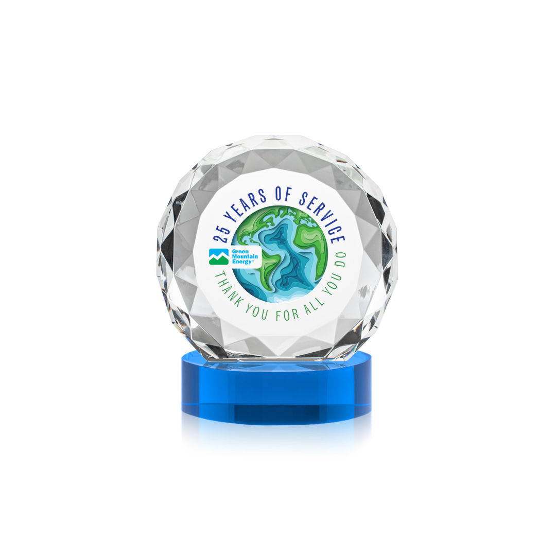 Seville VividPrint™ Award on Alberton Base - Sky Blue 3