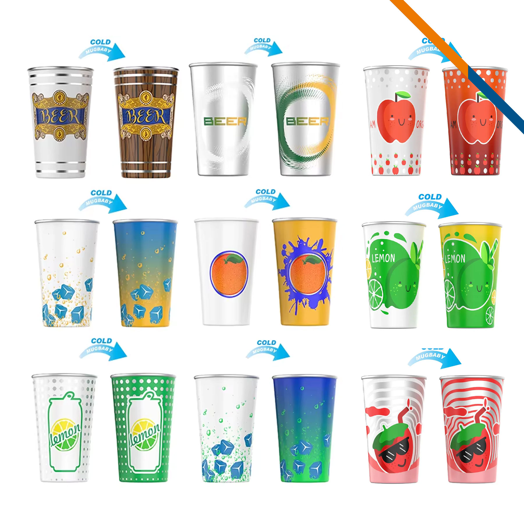 Plenta Cold Color Changing Cups 1