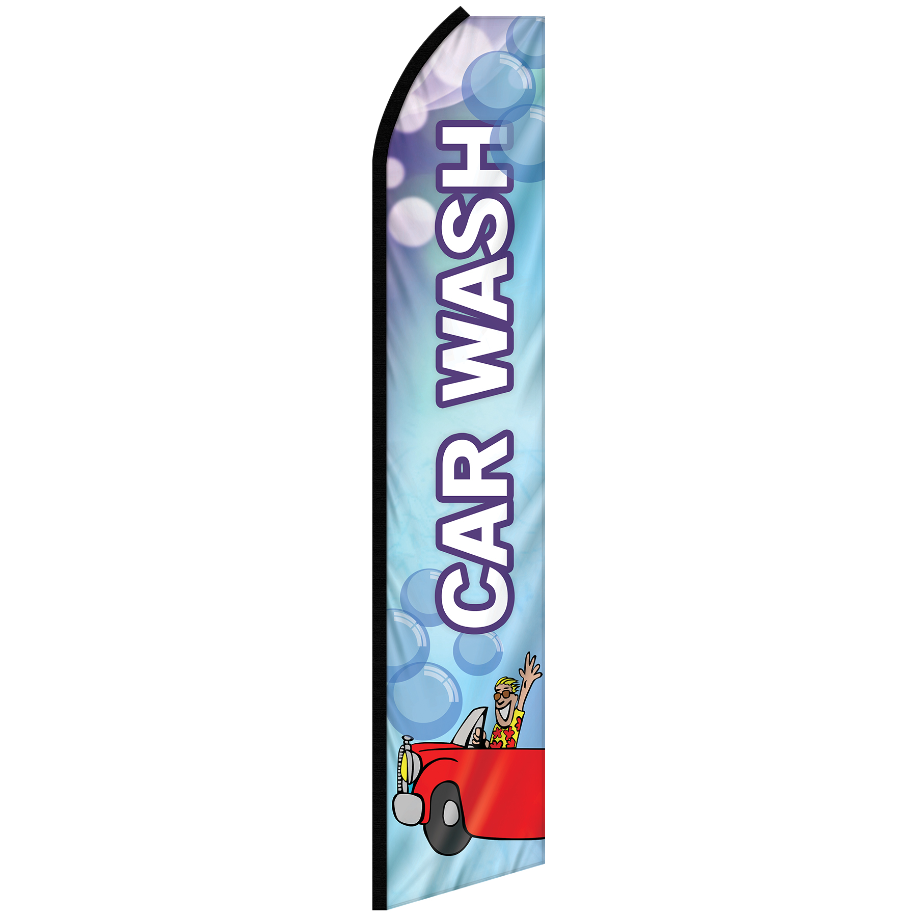 12' Digitally Printed Custom Swooper Banner 12