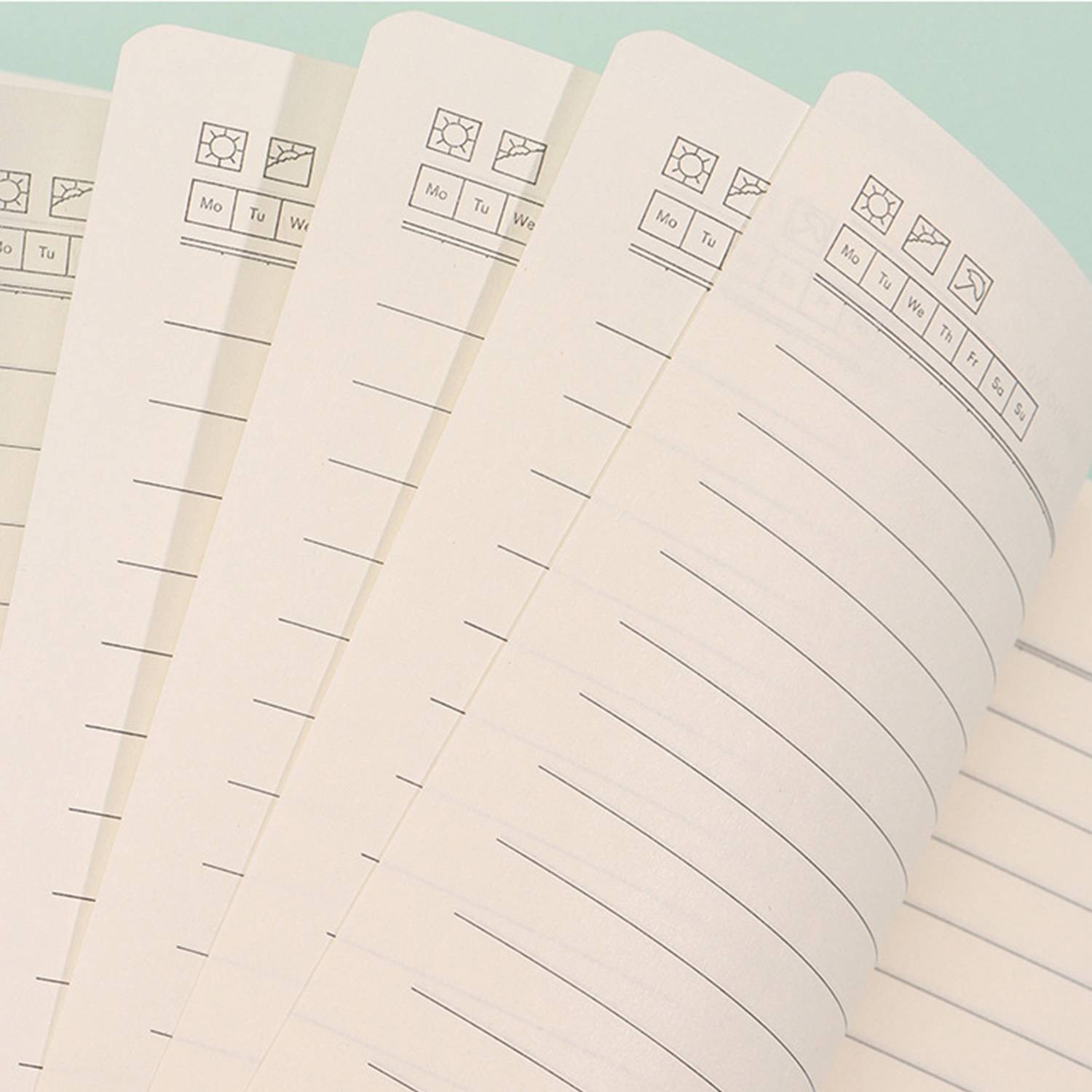 A5 Buckle PU Leather Multi-color Notebook 2
