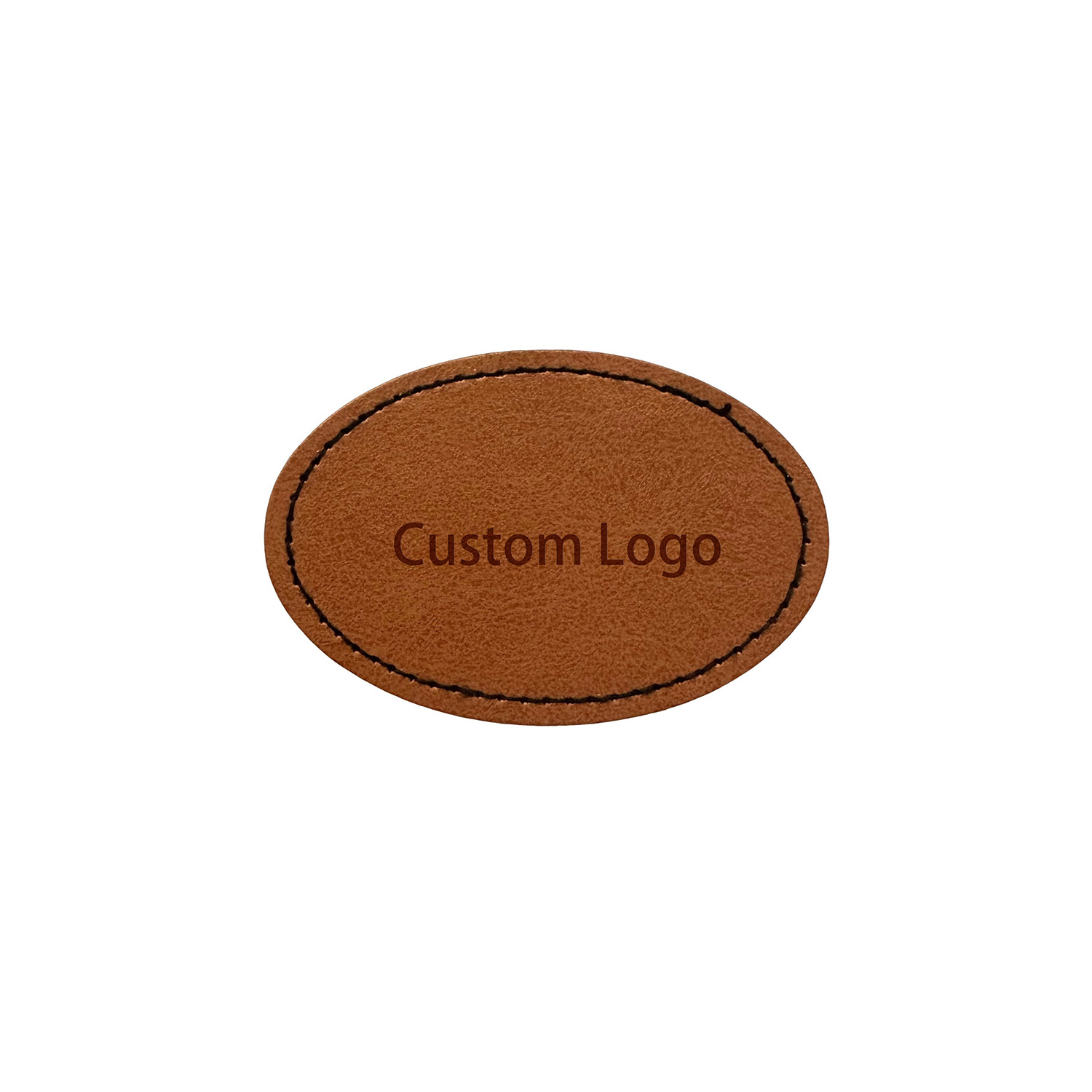 Oval Shaped Leatherette Patch 5