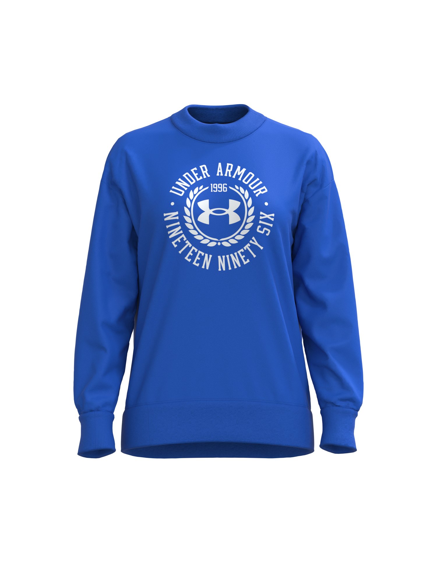 UA Rival Fleece Crest Graphic Women's Crew 4