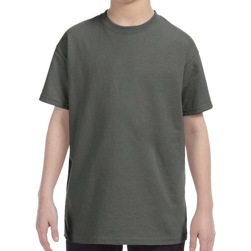 Custom Embroidered Youth Basic Cotton T-Shirts 13