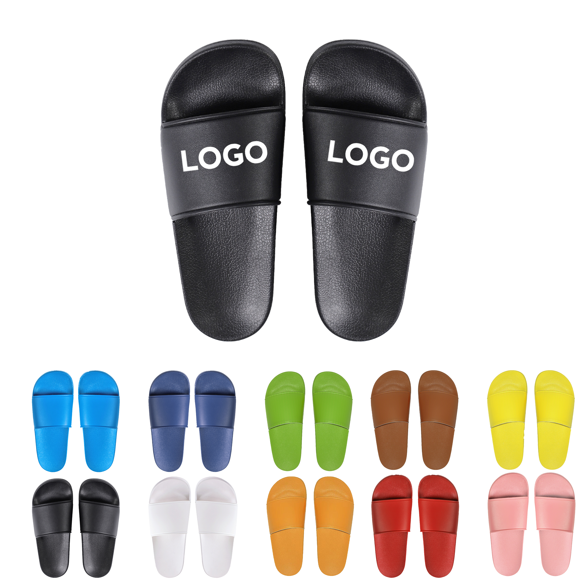 Summer PVC Slipper Slide Sandals MOQ 20 Pairs 1