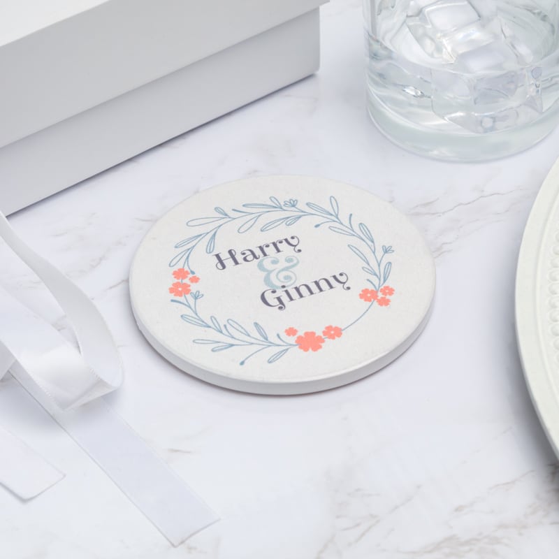 4 Inch Full Color Round Ceramic Coasters 11