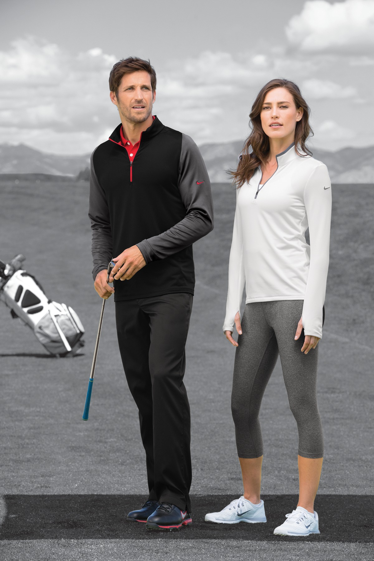 Dri-FIT Stretch 1/2-Zip Cover-Up