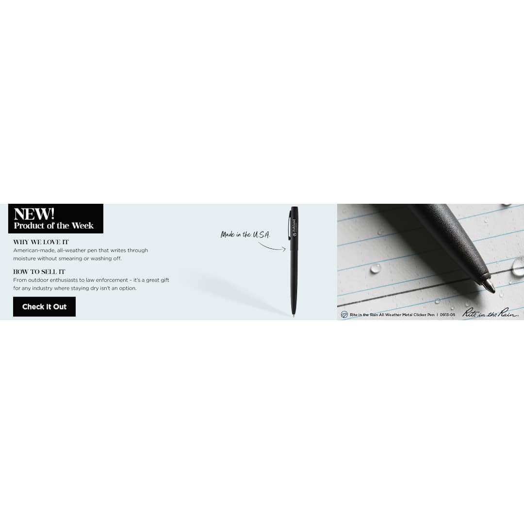 Rite in the Rain All Weather Metal Clicker Pen 22