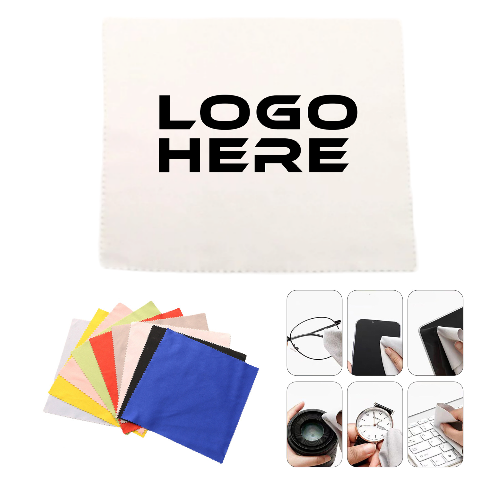 Customized Suede Glasses Cleaning Cloth 1