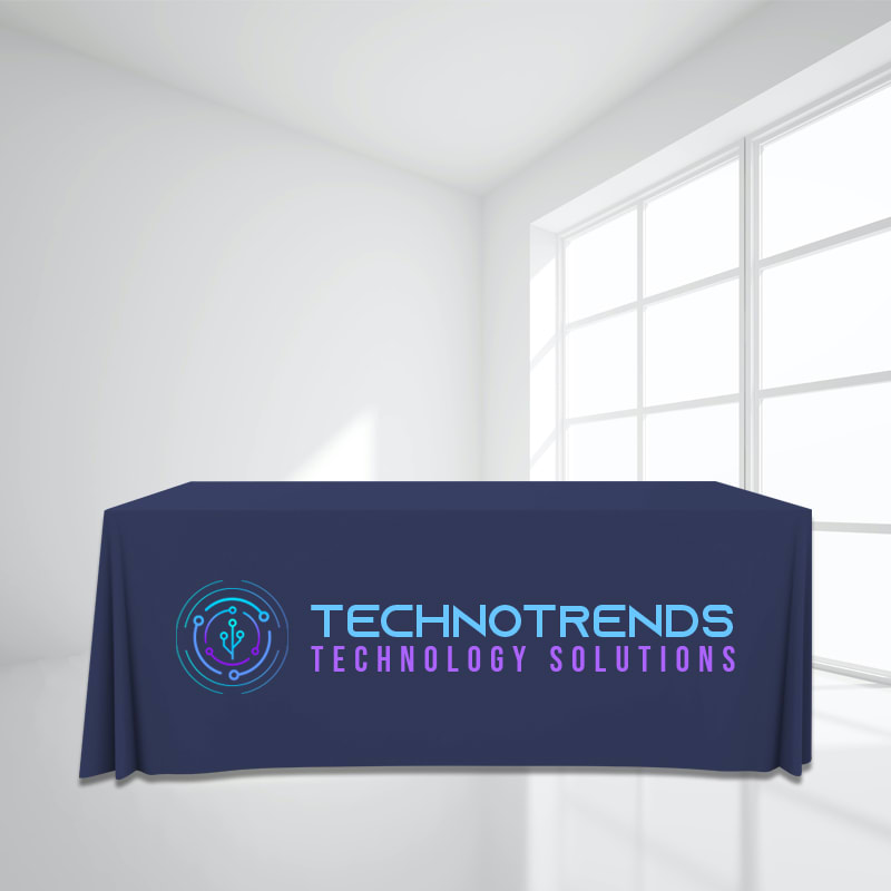 4FT Trade Show Table Cover - Full Color Imprint 7