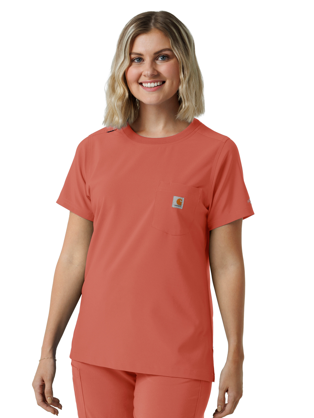 Carhartt Scrubs - Force Cross-Flex - Women's One-Pocket Crew Neck Scrub Top 9