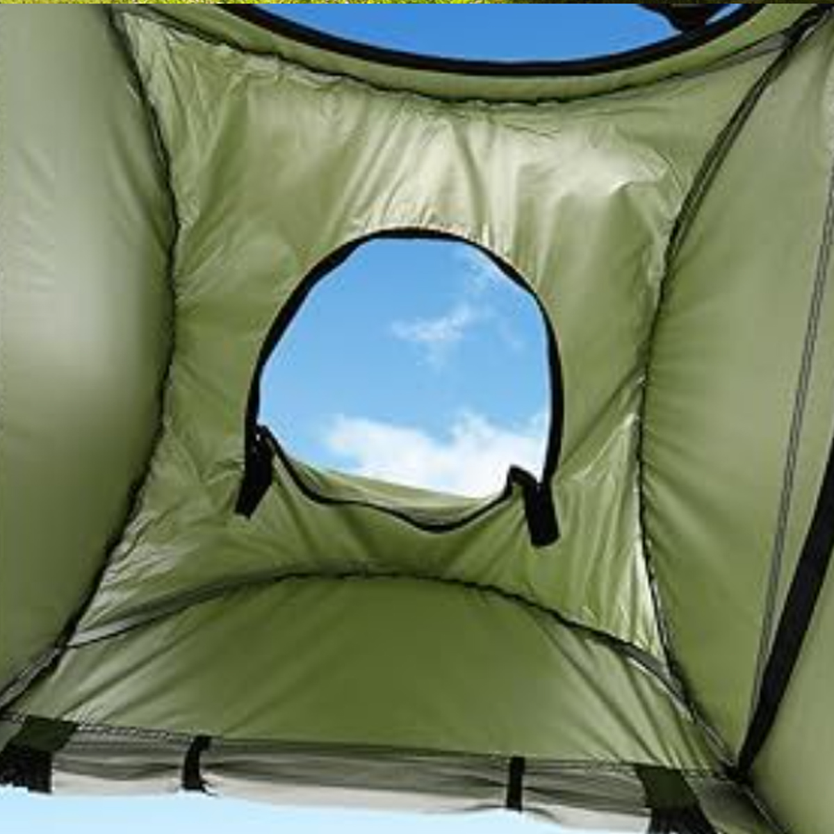 4ft Privacy Shelter Tent with Camping Toilet Set & Backpack 6