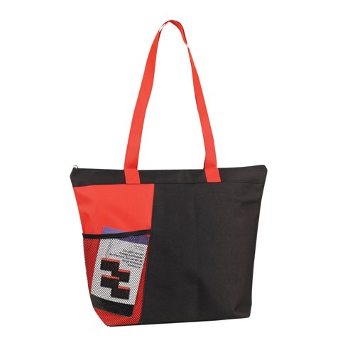 600D Mesh Pocket Tote Bag 8