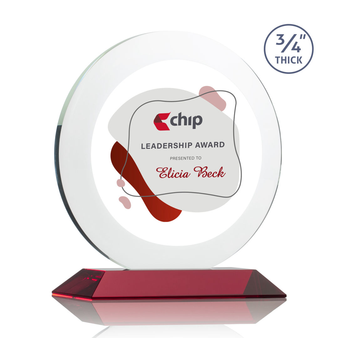 Gibralter VividPrint™ Award - Red 1