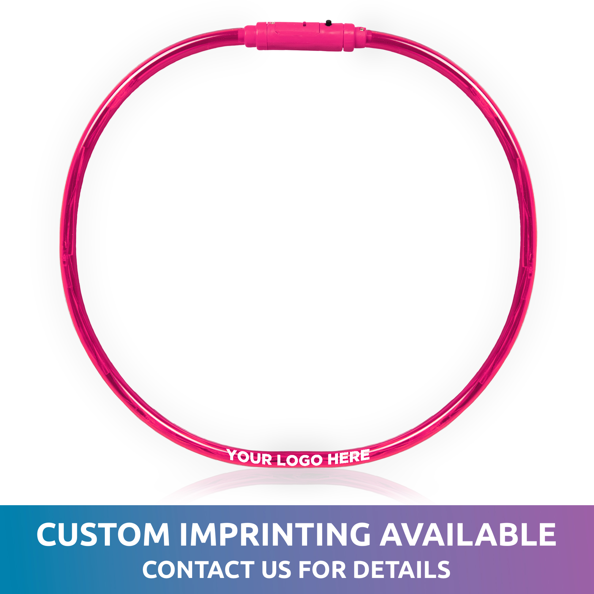 Pink Neon LED Necklaces 11