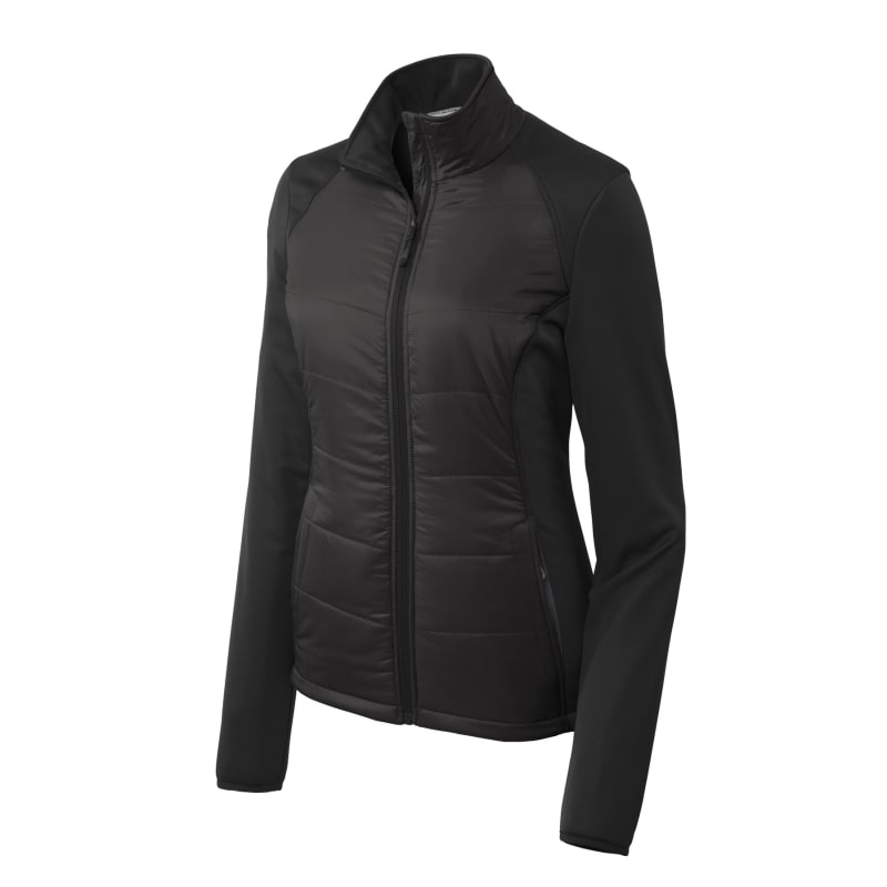 Port Authority Women's Hybrid Soft Shell Jacket. 4