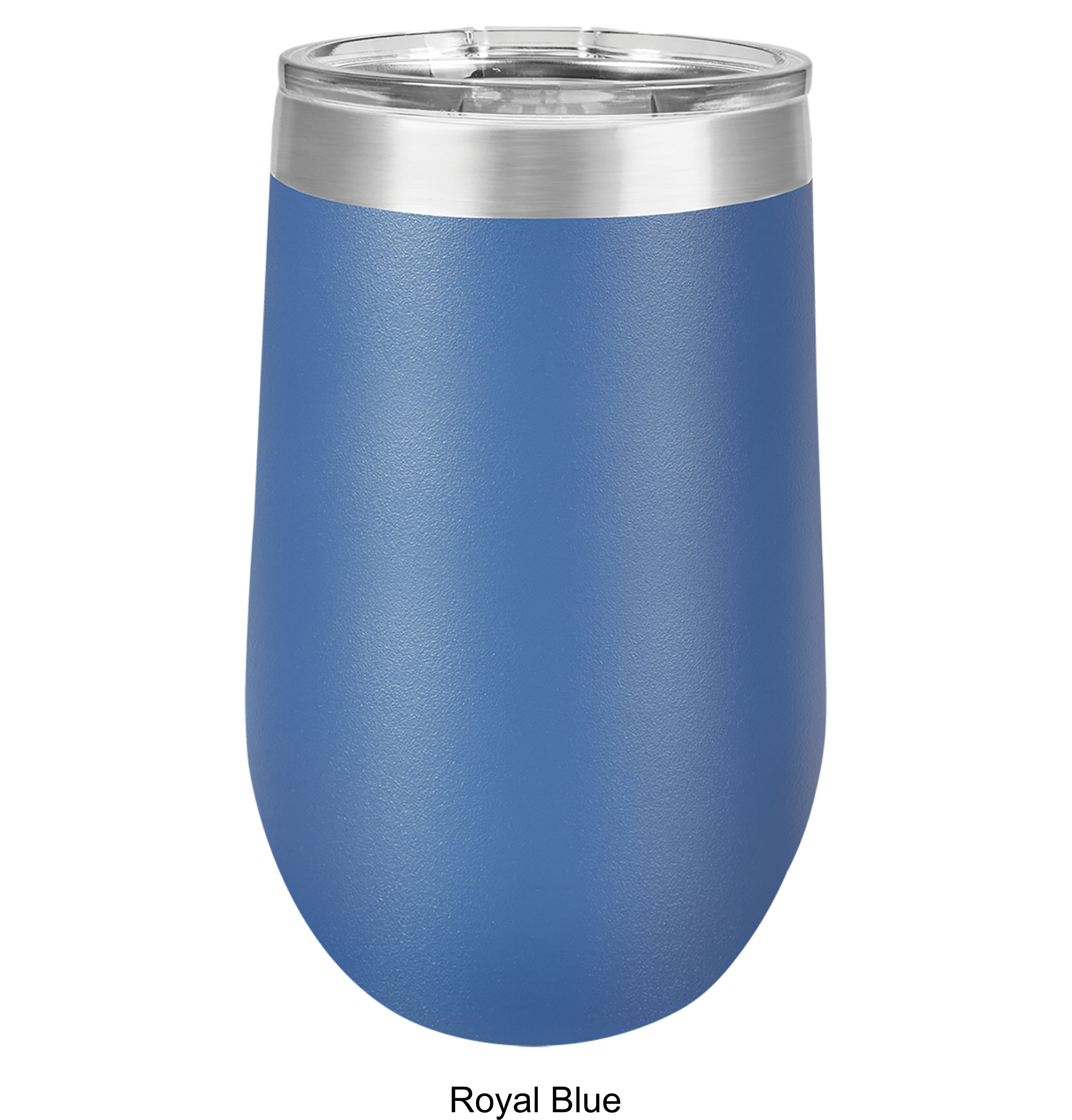 16 Oz. Polar Camel Stemless Wine Glass w/Lid Stainless Steel 15