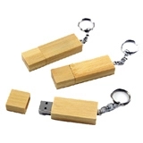Wood Rectangle USB 2. 0 Flash Drive 1