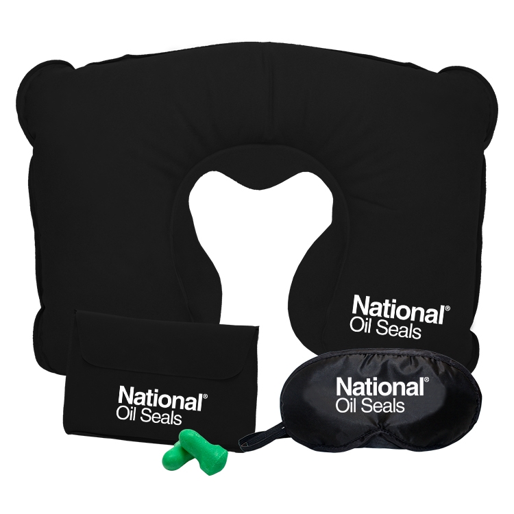 Lite Neck Pillow & Eye Mask Travel Kit 5