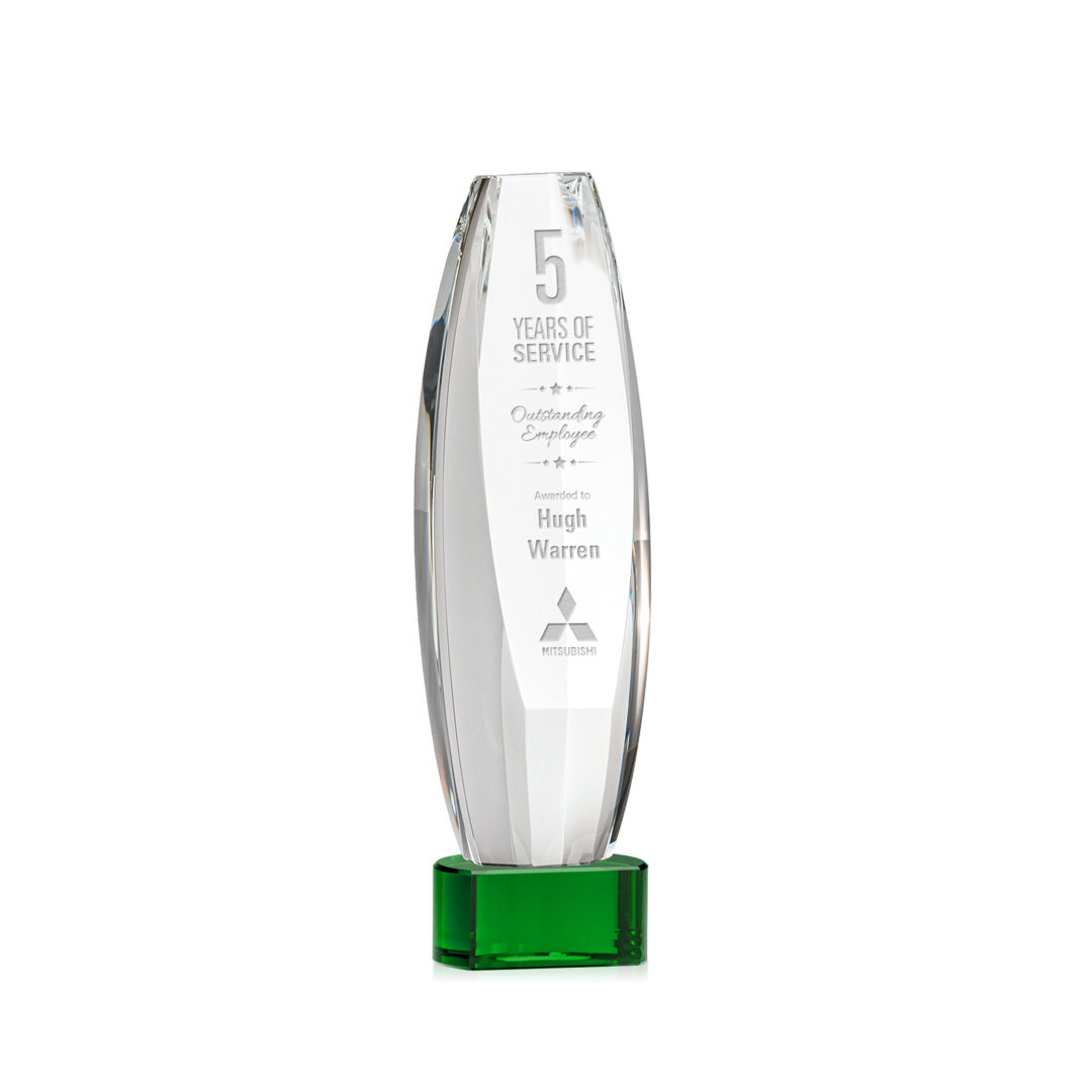 Hoover Award on Paragon Base - Green 8