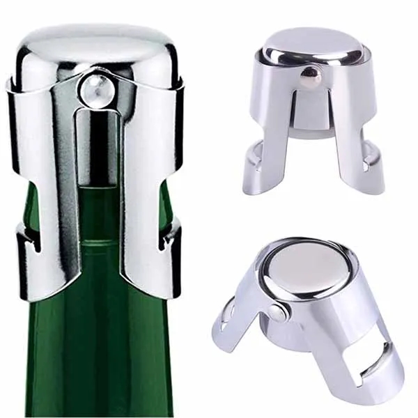 Stainless Steel Champagne Wine Bottle Stopper 3