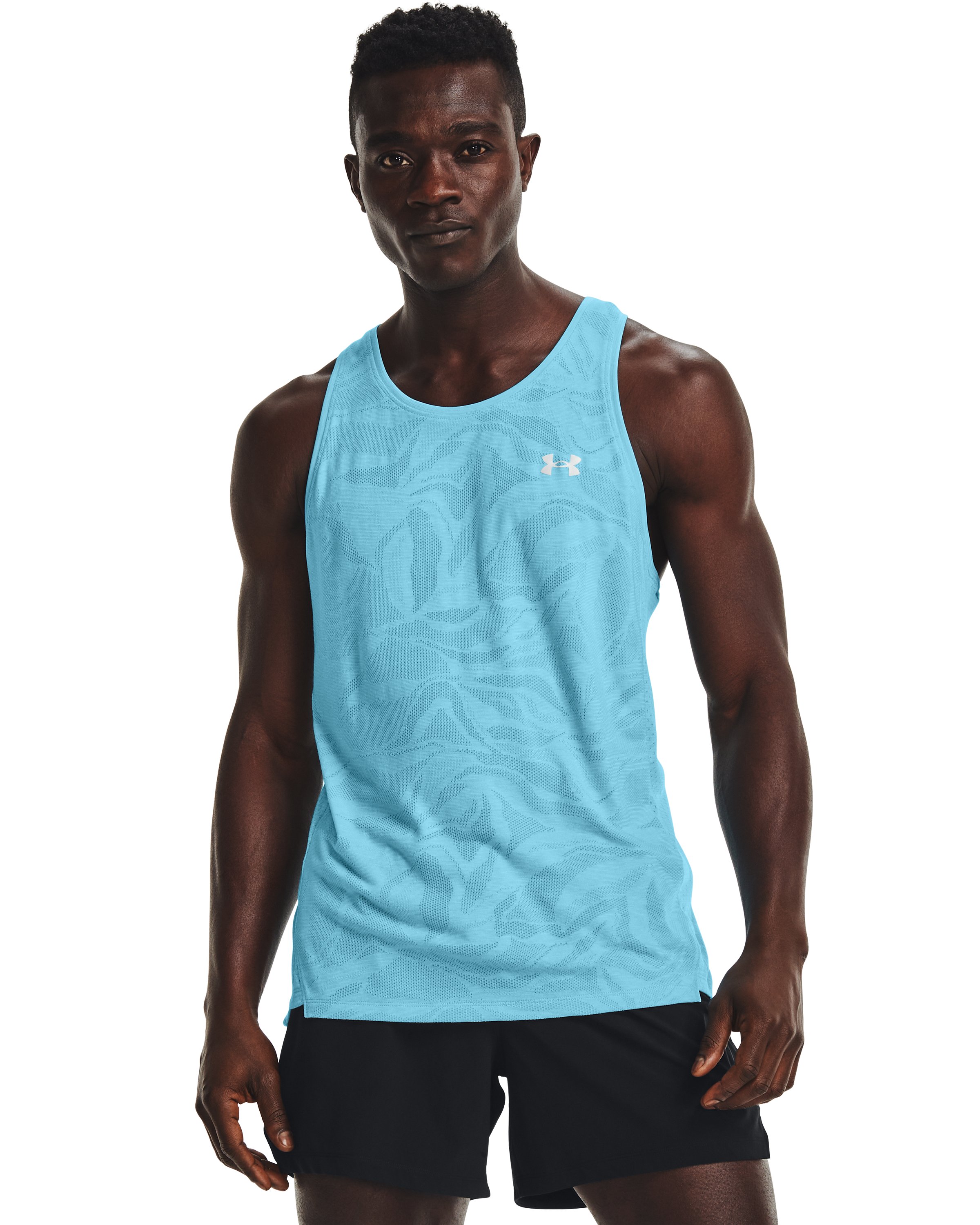 Men's UA Streaker Jacquard Singlet  2
