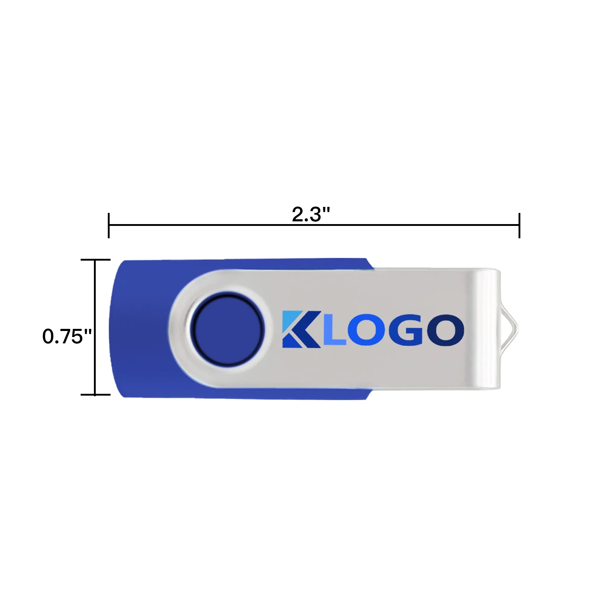 Full Color 8GB Swivel USB Flash Drive 3