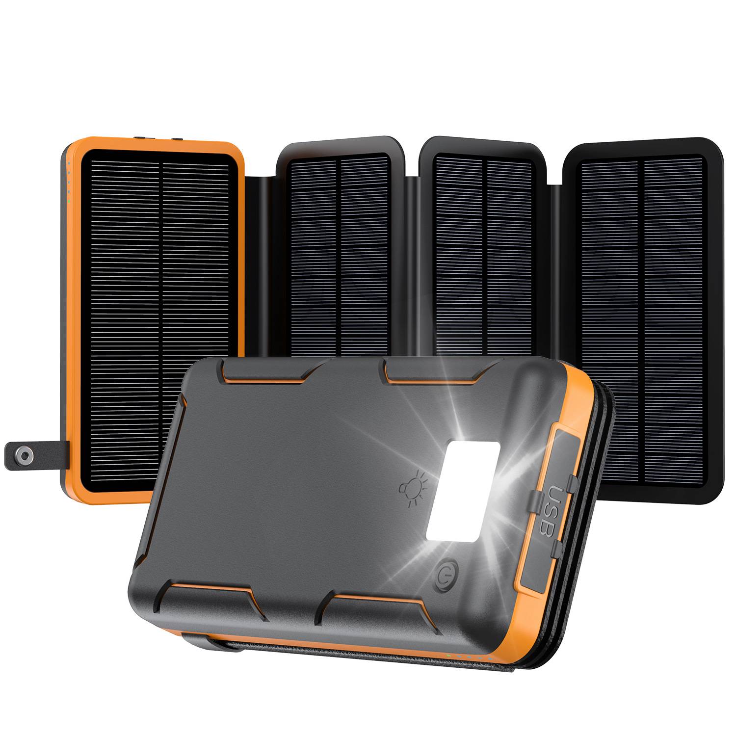 25000mAh Solar Power Bank, Fast Charging for Phone, Outdoor 5