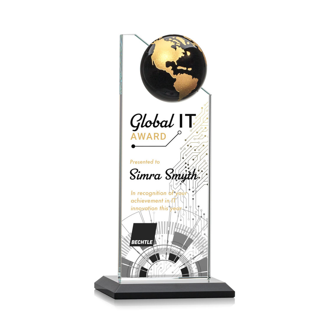 Arden VividPrint™ Award - Black/Gold 4