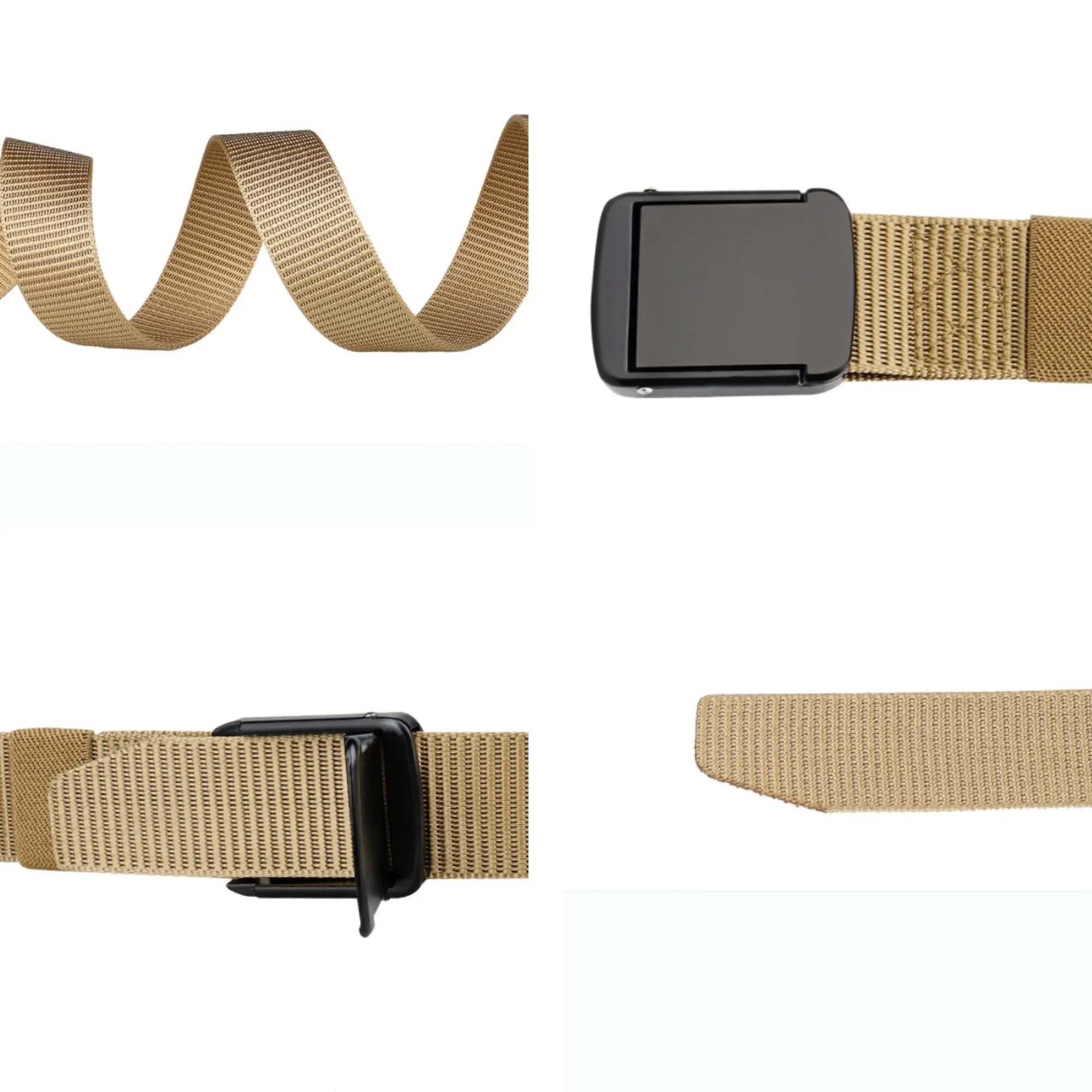 MOQ 50pcs Adjustable Nylon Tactical Belt 6