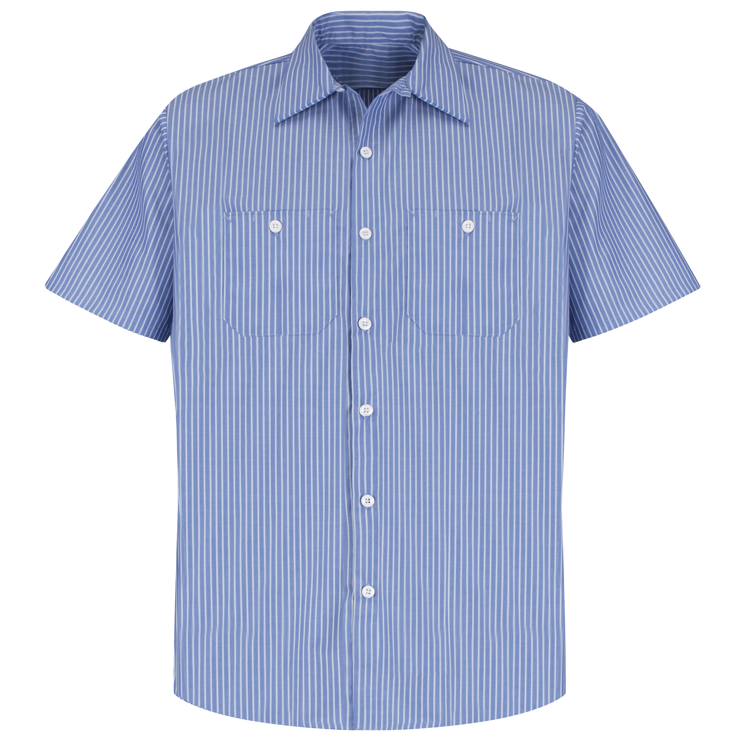 Red Kap® Men's Short Sleeve Striped Work Shirt 2