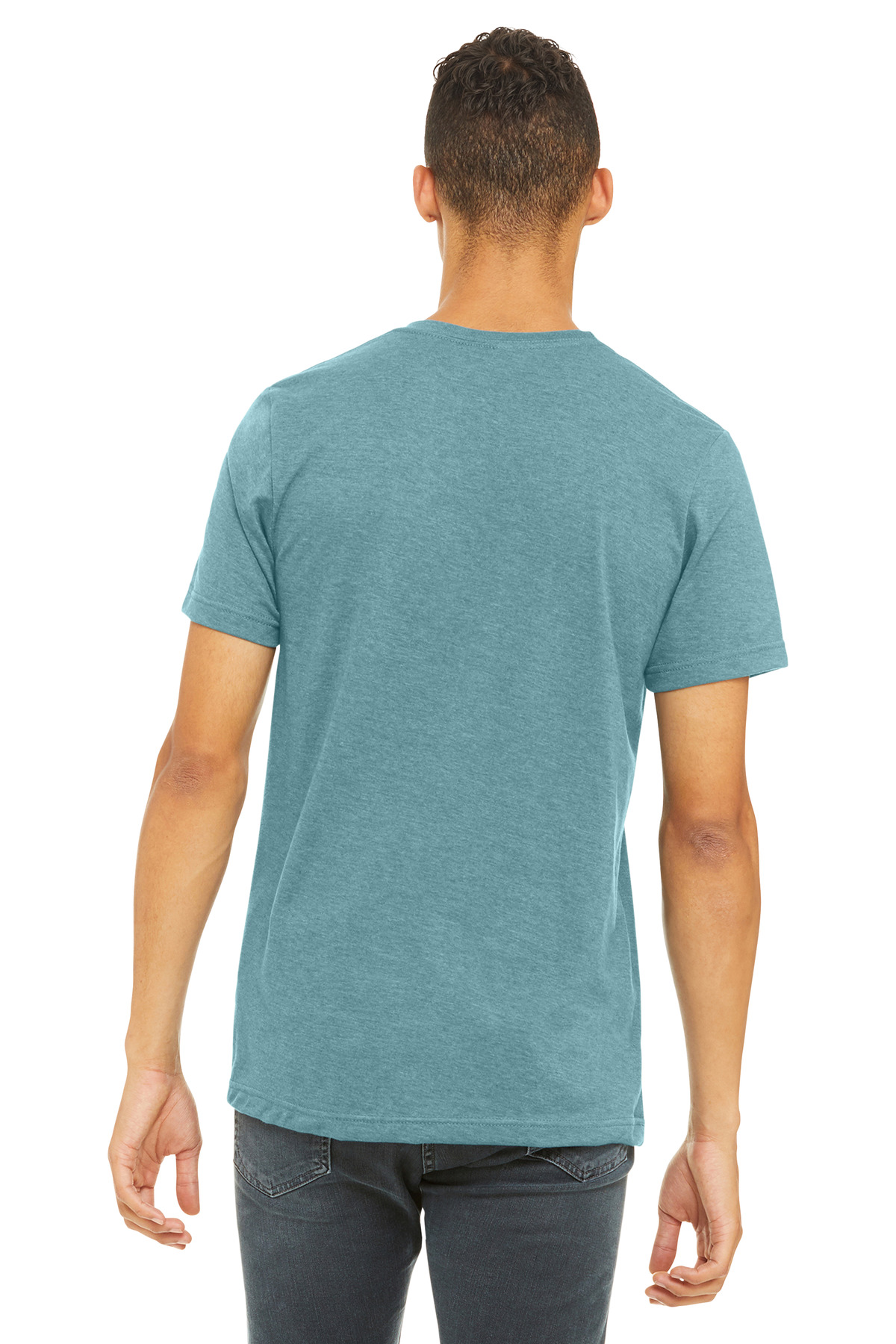 BELLA+CANVAS Unisex Heather CVC Short Sleeve Tee. BC3001CVC 50